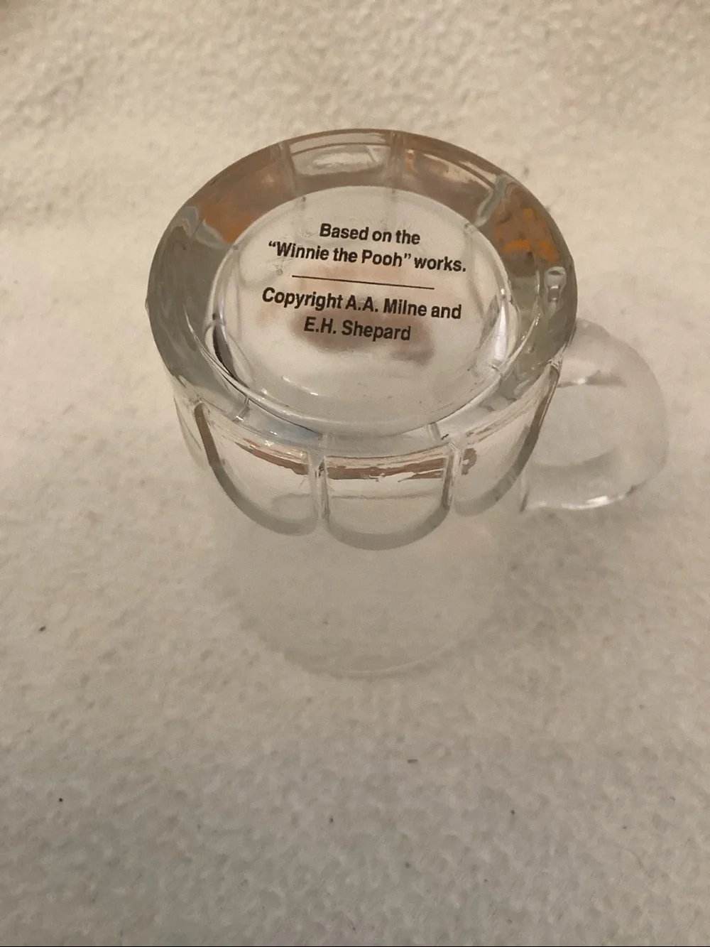 Disney~ Tigger Shot Glass ~ 3” Mini Mug Walt Disney World